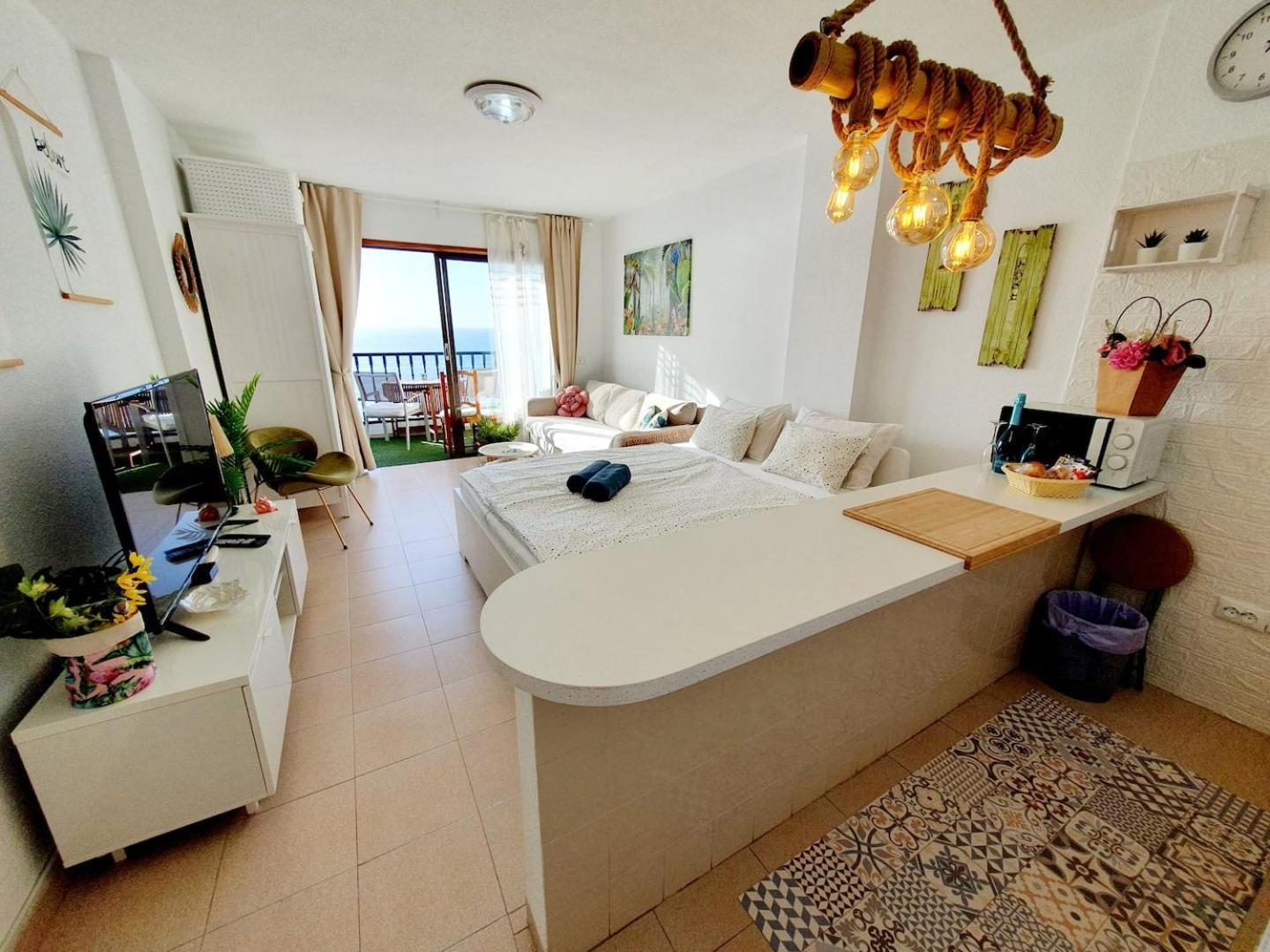 Ocean View Studio Apt By Dream Homes Tenerife Puerto de Santiago  Exterior foto